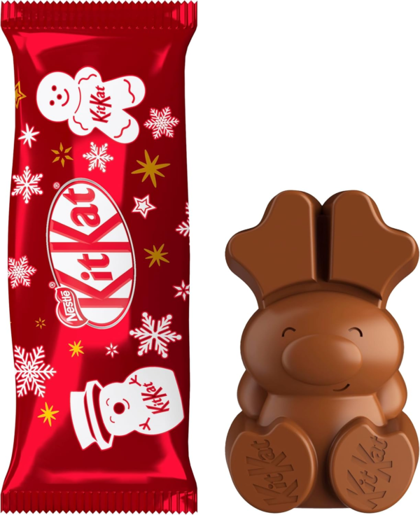 Nestle Kit Kat Christmas Friends 100 Assorted Milk Chocolate Christmas Figures Bulk Chocolate Box, 820 g